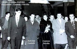 Oran - Rue Alsace- Lorraine- Empire Cinema - Carmen Sevilla